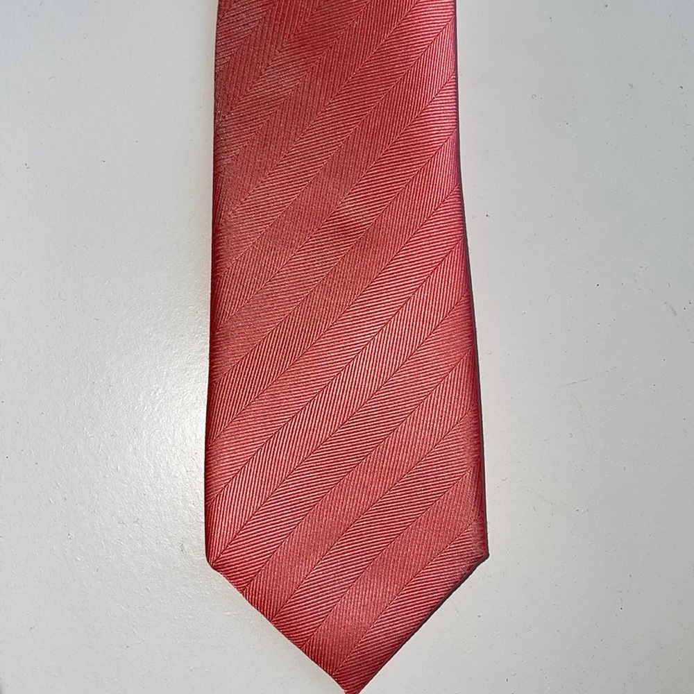Peach 3” herringbone tie from TheTieBar